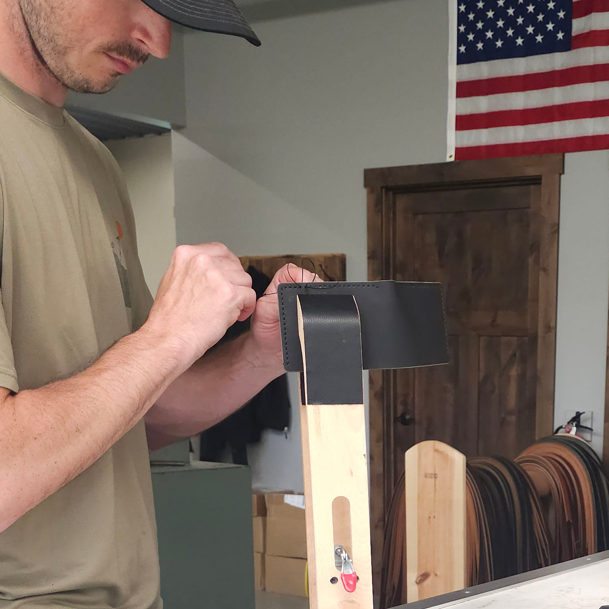 Hand-Stitched Leather Wallets