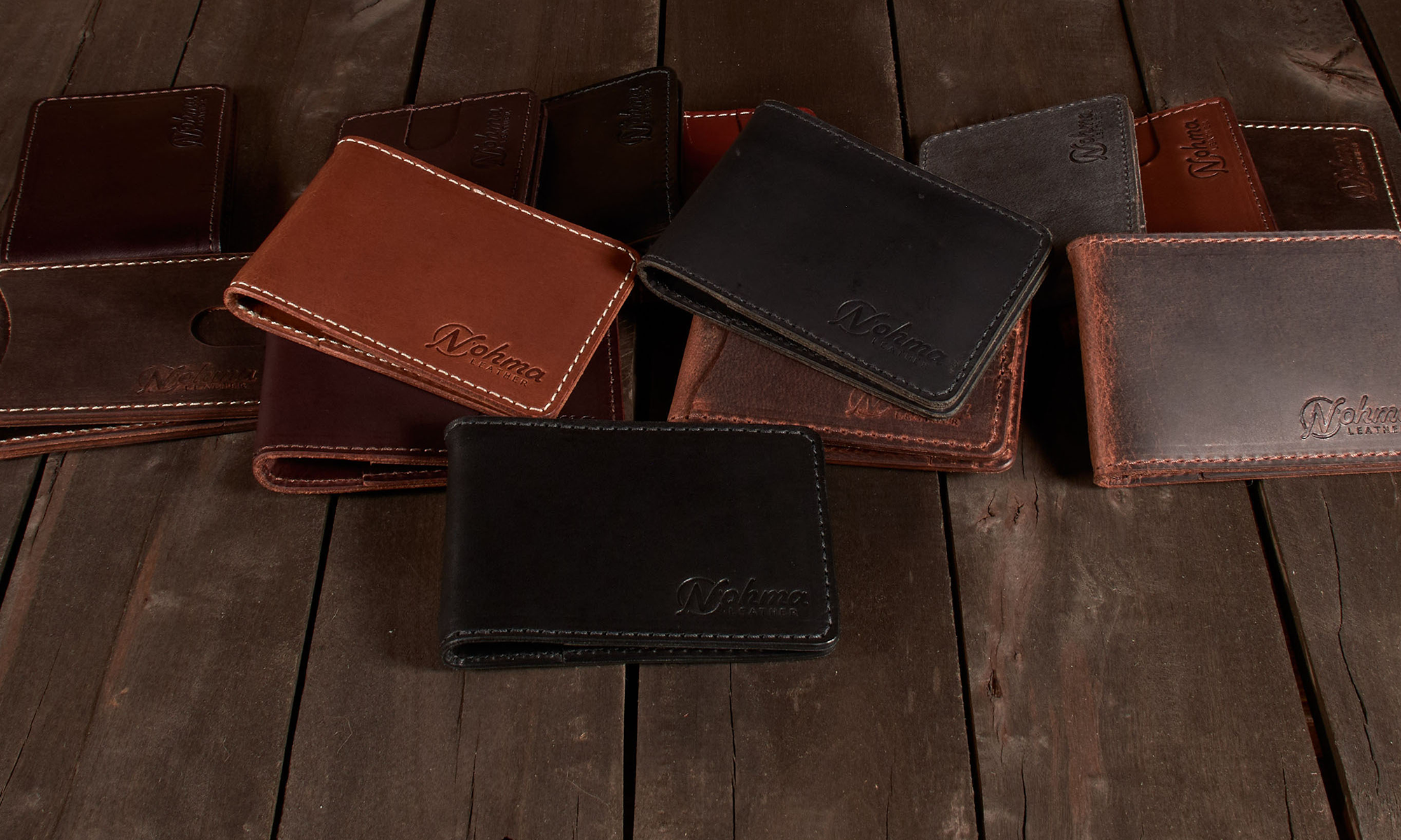 Slim Minimalist Leather Wallets
