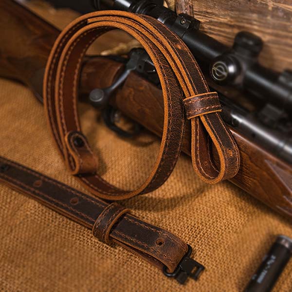 BF200 Buffalo Leather Rifle Sling