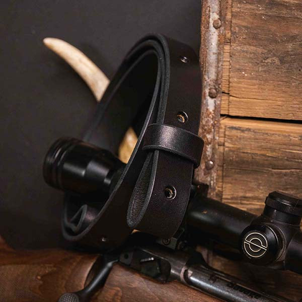 The Hunter - Leather Rifle Sling