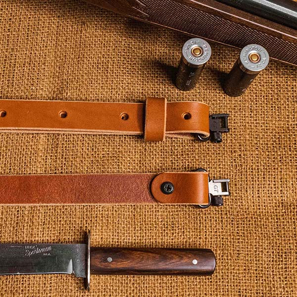 The Hunter - Leather Rifle Sling