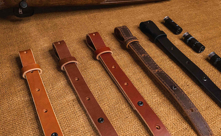 The Hunter - Leather Rifle Sling