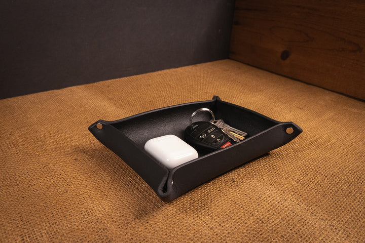 Handmade USA Premium Leather Organizer Trays