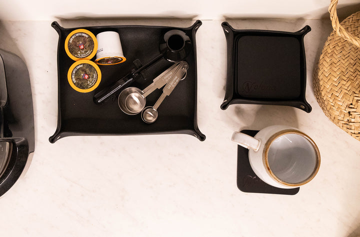 Handmade USA Premium Leather Organizer Trays