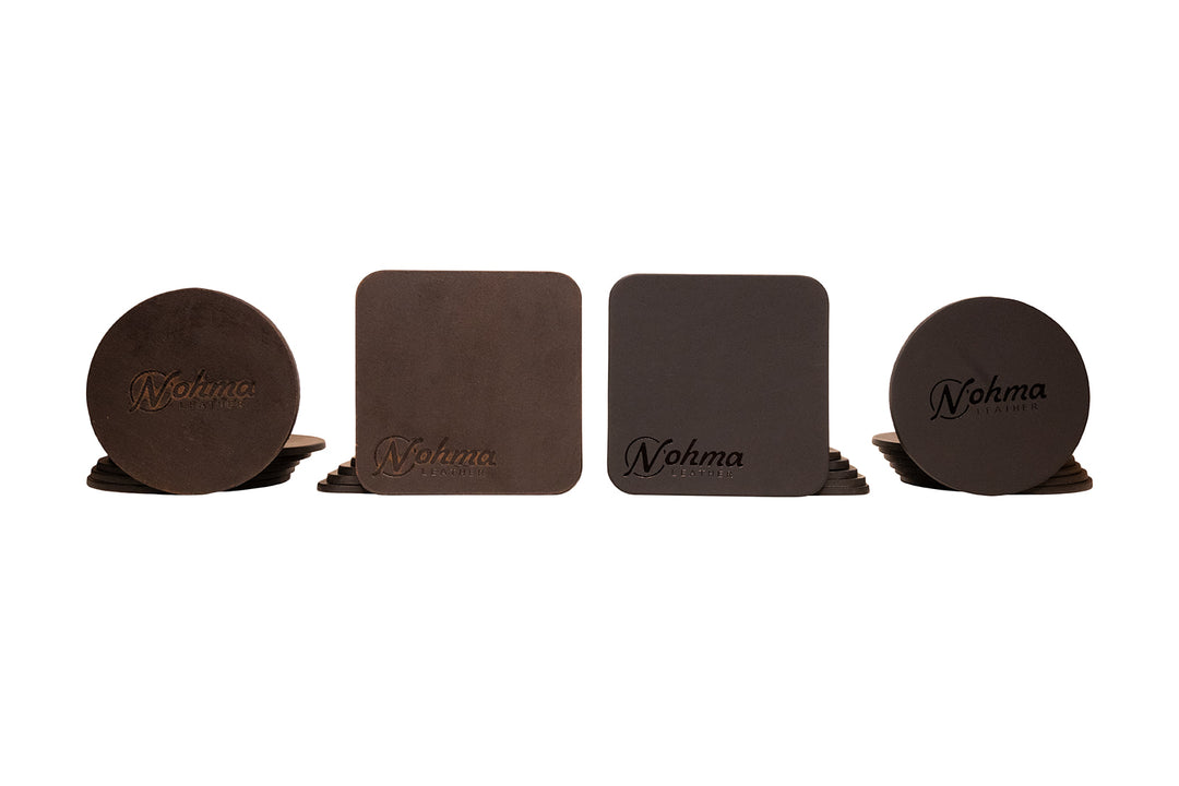 Leather Coaster Set
