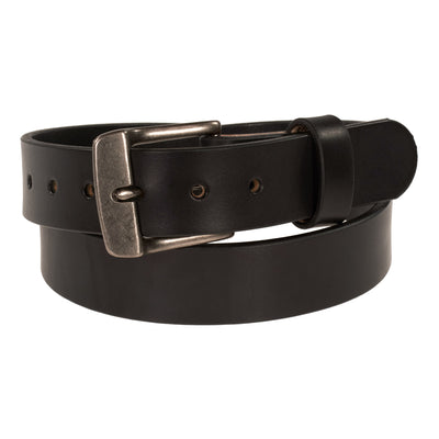 THE FRONTIER HD SERIES - LEATHER BELT – ANTIQUE SILVER – 1.5”