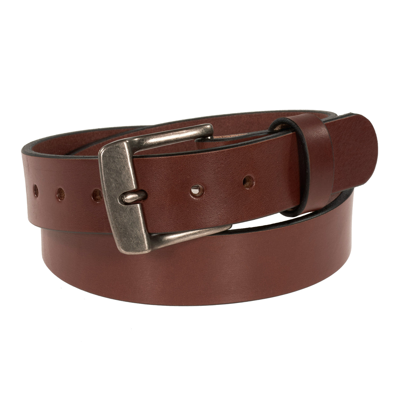 THE FRONTIER HD SERIES - LEATHER BELT – ANTIQUE SILVER – 1.5”