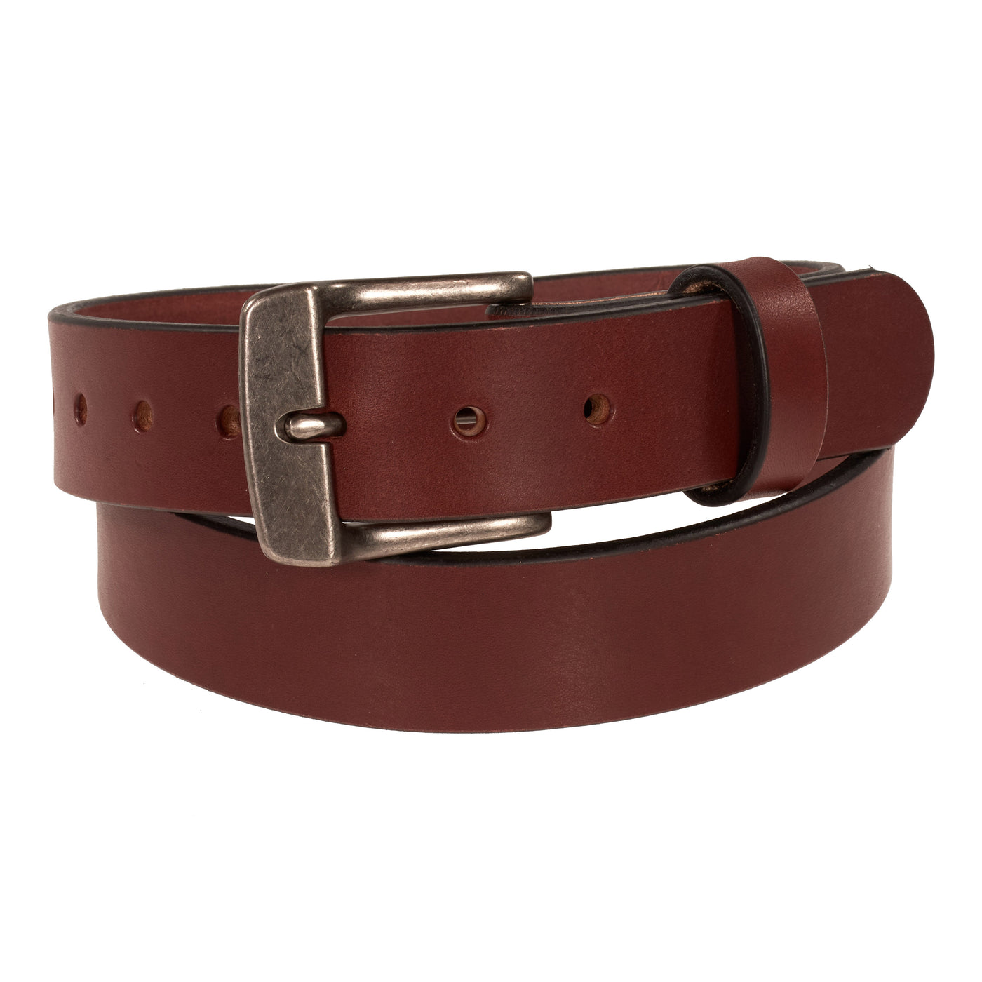 THE FRONTIER HD SERIES - LEATHER BELT – ANTIQUE SILVER – 1.5”