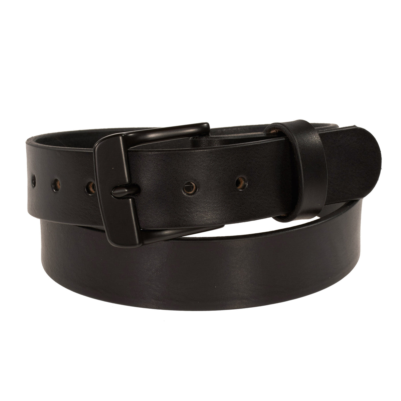 THE FRONTIER HD SERIES - LEATHER BELT – BLACK – 1.5”