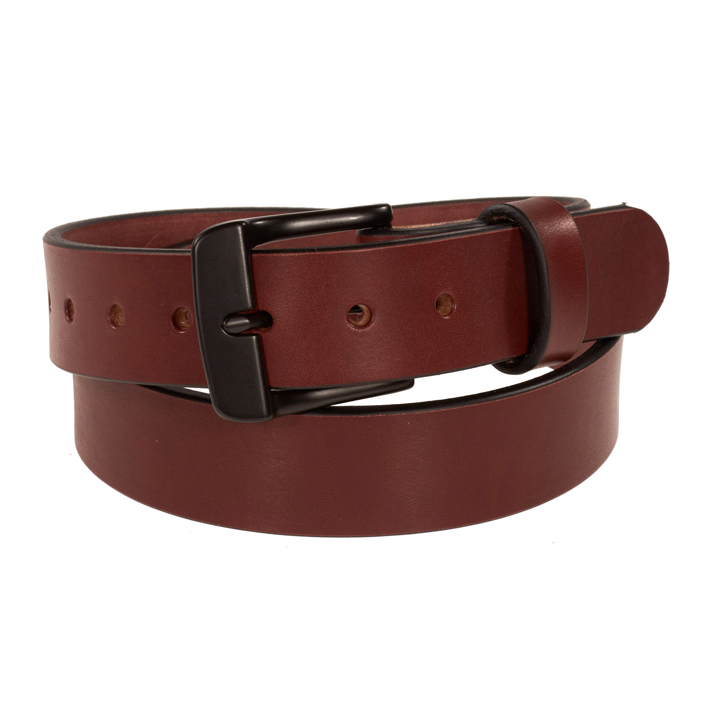 THE FRONTIER HD SERIES - LEATHER BELT – BLACK – 1.5”