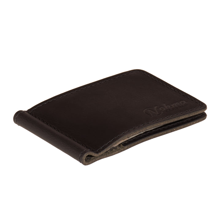 The Lincoln – Slim Minimalist Leather Bifold Wallet with Money Clip