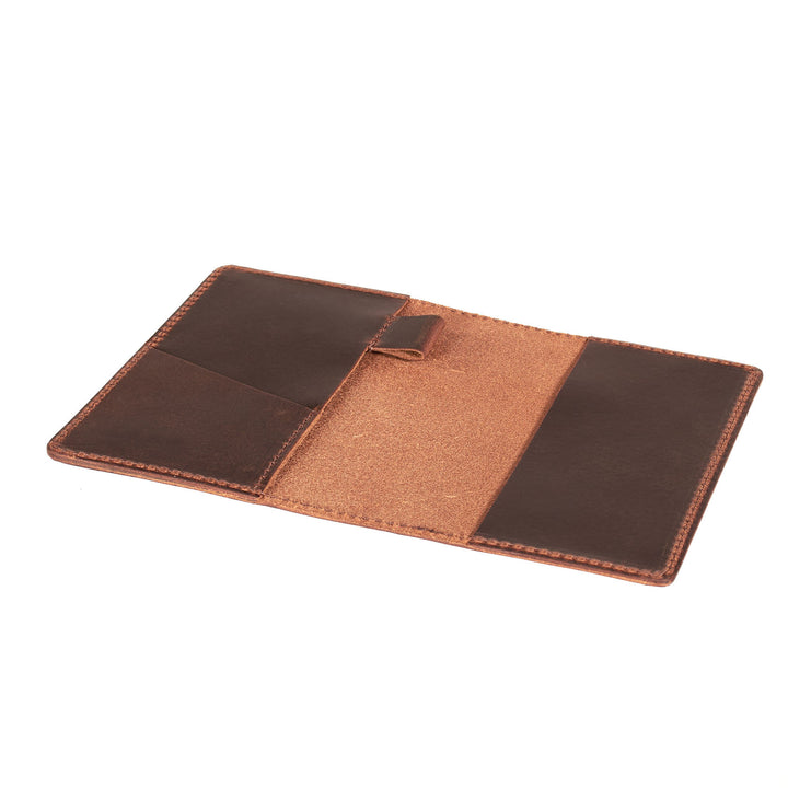 Leather Journal Cover – Fits Field Notes & Moleskine Cahier Pocket Notebooks (3.5" x 5.5")