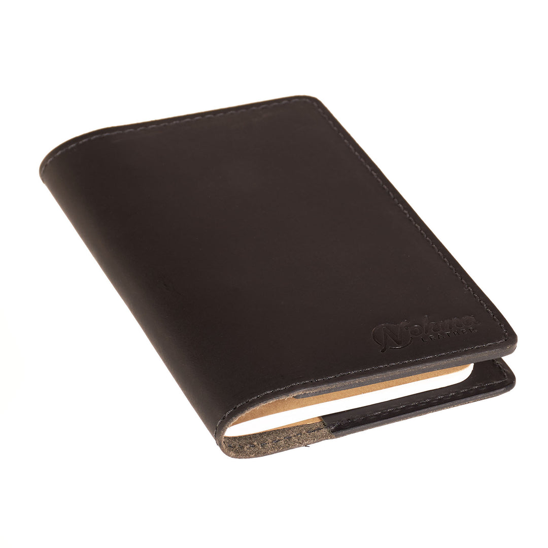 Leather Journal Cover – Fits Field Notes & Moleskine Cahier Pocket Notebooks (3.5" x 5.5")