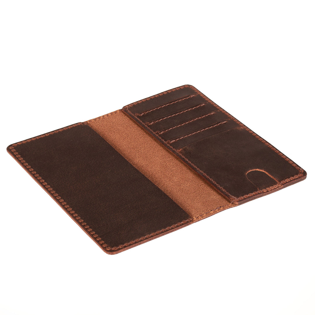 Leather Checkbook Cover - Classic Checkbook Wallet (Made in USA)