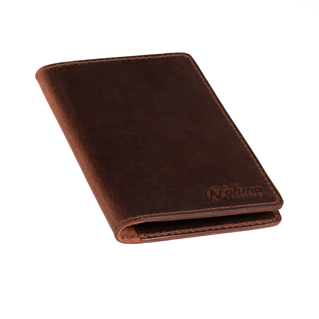 Leather Passport Cover – Handmade Travel Wallet - Fits Passports & Pocket Notebooks (3.5" x 5.5")