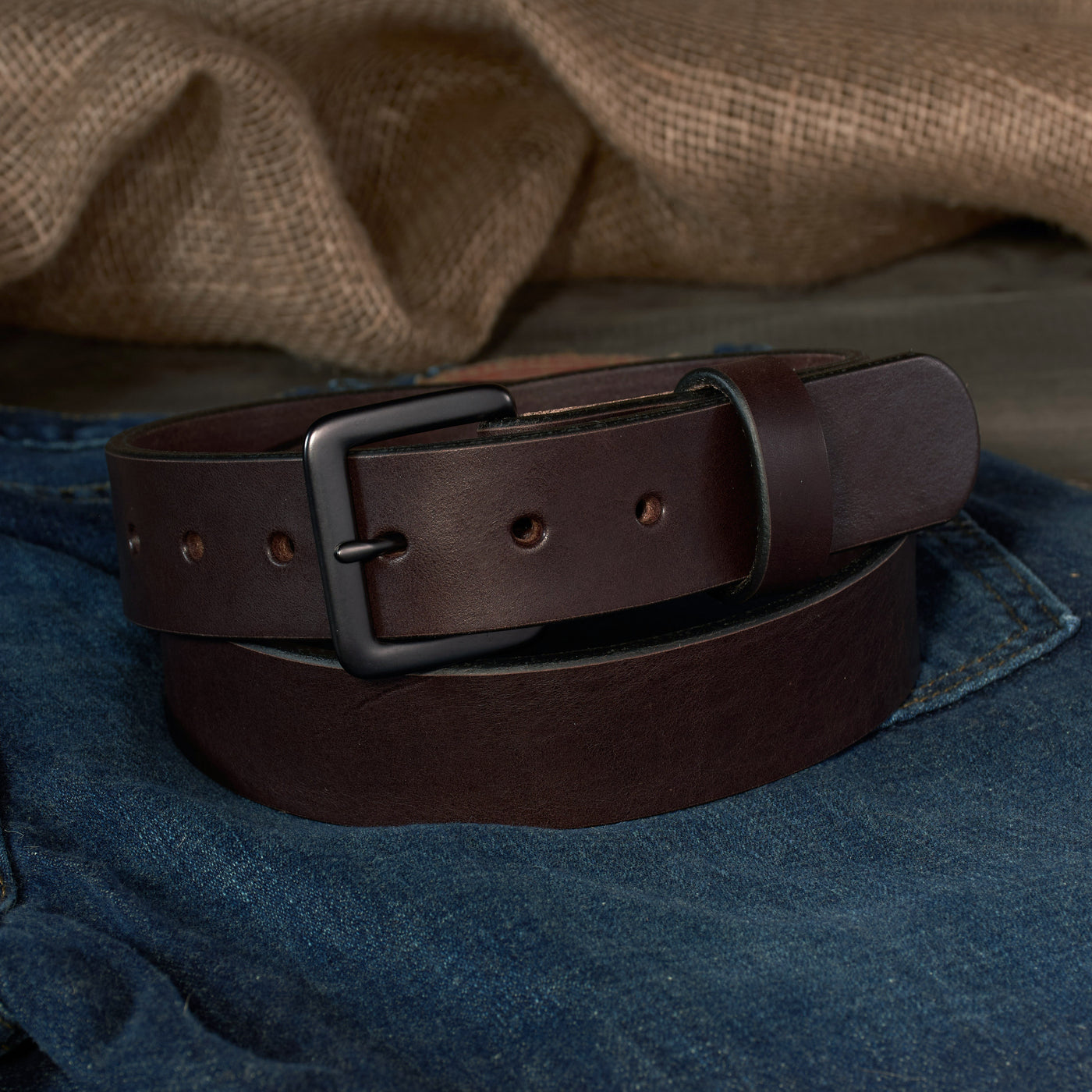 THE CLASSIC HD SERIES - LEATHER BELT – GUNMETAL – 1.5”