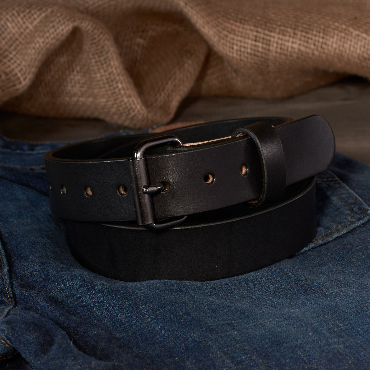 THE OUTFITTER HD SERIES - LEATHER BELT – Matte Nickel – 1.5”