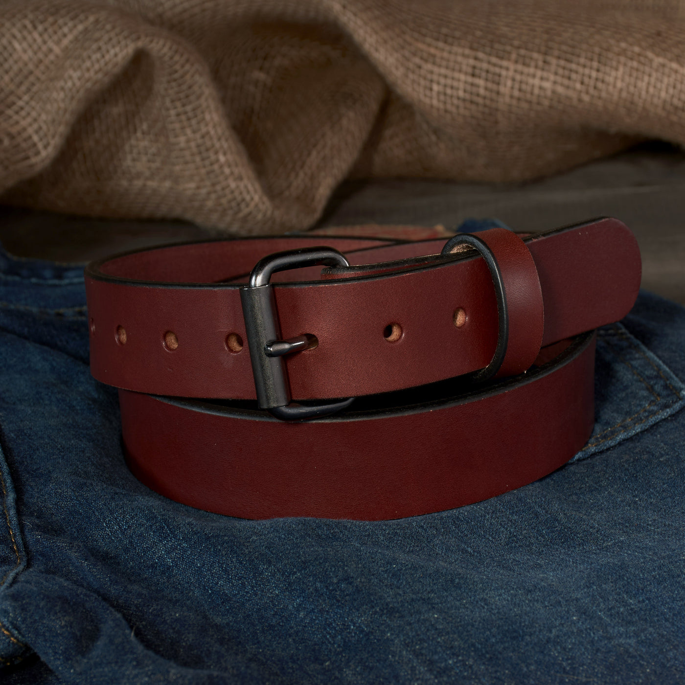 THE OUTFITTER HD SERIES - LEATHER BELT – Matte Nickel – 1.5”