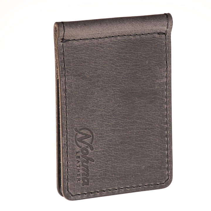 The Lincoln – Slim Minimalist Leather Bifold Wallet with Money Clip