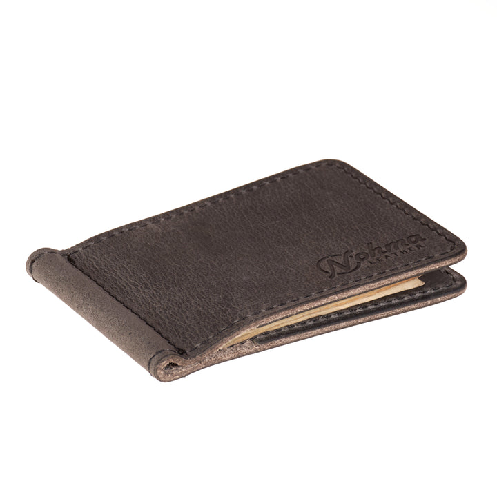 The Lincoln – Slim Minimalist Leather Bifold Wallet with Money Clip