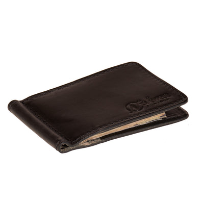 The Lincoln – Slim Minimalist Leather Bifold Wallet with Money Clip