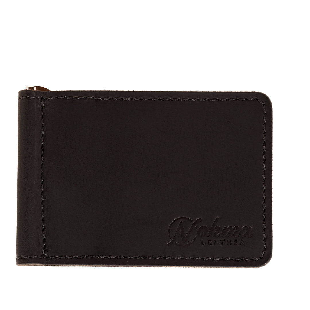 The Lincoln – Slim Minimalist Leather Bifold Wallet with Money Clip