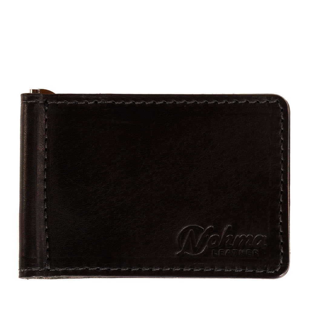 The Lincoln – Slim Minimalist Leather Bifold Wallet with Money Clip