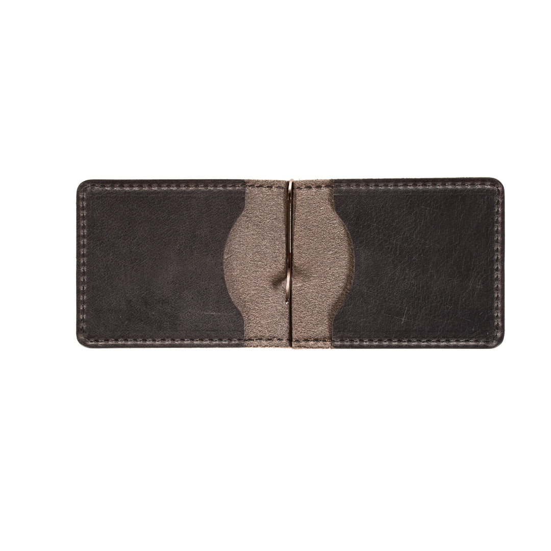 The Lincoln – Slim Minimalist Leather Bifold Wallet with Money Clip