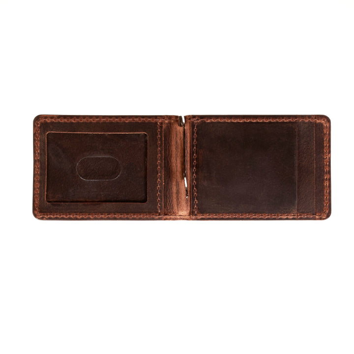 The Benjamin Bifold Wallet – Slim Minimalist Leather Wallet with Money Clip