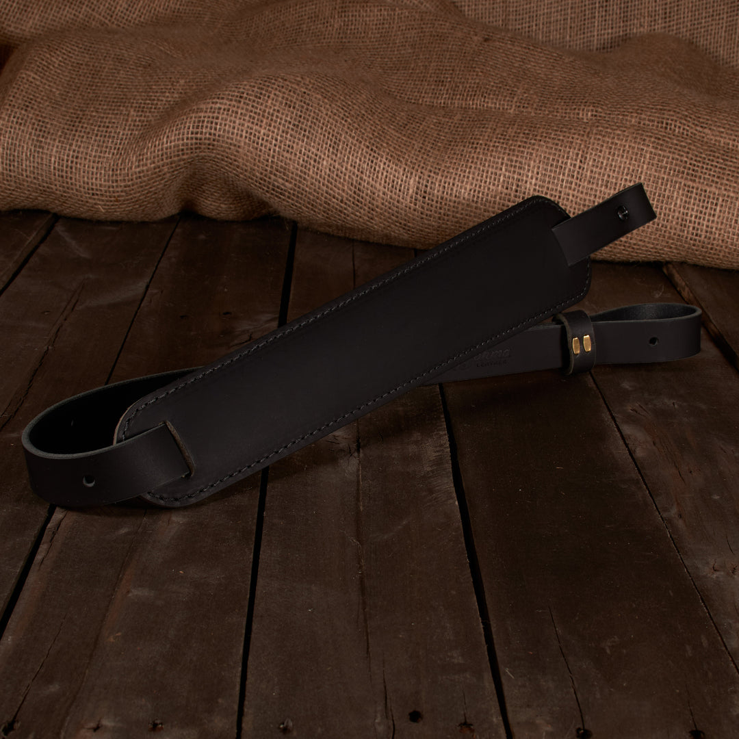 BF500 Buffalo Leather Padded Rifle Sling