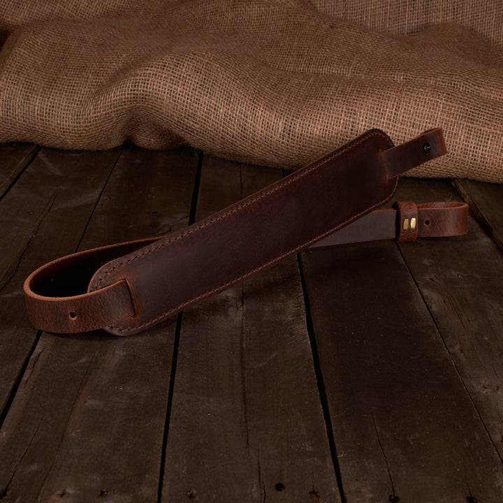 BF500 Buffalo Leather Padded Rifle Sling