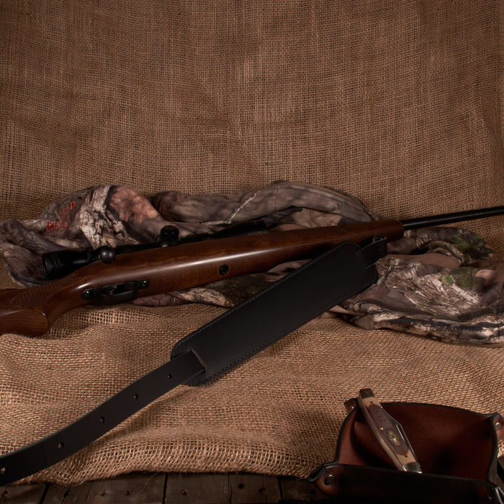 BF500 Buffalo Leather Padded Rifle Sling