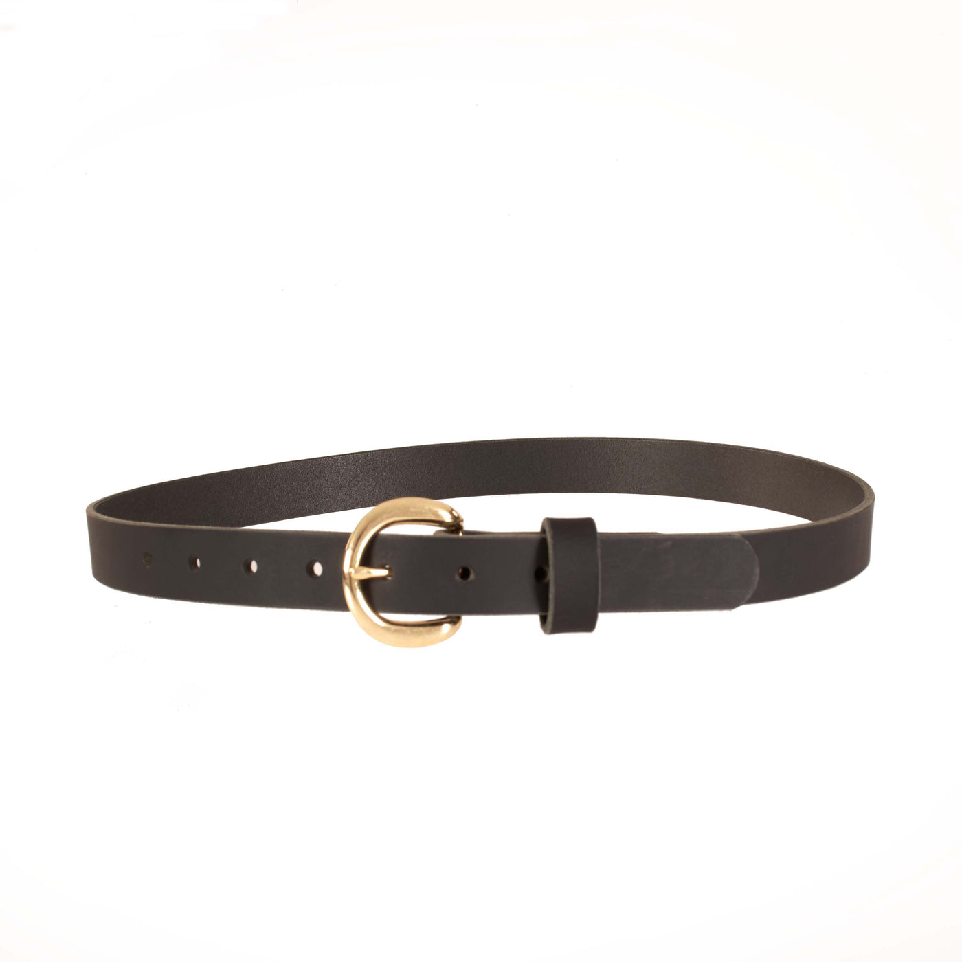 Women’s Belt - Full-Grain Leather Belt for Jeans, Dresses & Casual Wear with Solid Buckle
