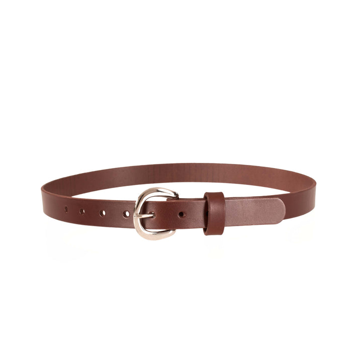 Women’s Belt – Premium Bridle Leather Belt for Jeans, Dresses & Everyday Wear with Solid Buckle