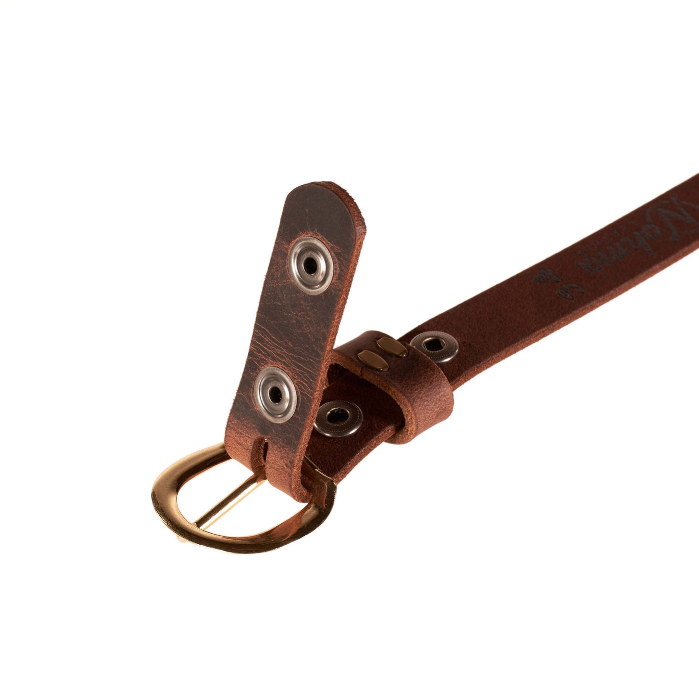 Women’s Belt - Full-Grain Leather Belt for Jeans, Dresses & Casual Wear with Solid Buckle