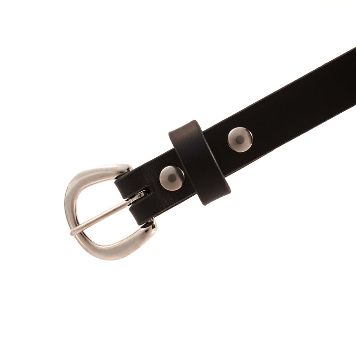 Women’s Belt – Premium Bridle Leather Belt for Jeans, Dresses & Everyday Wear with Solid Buckle