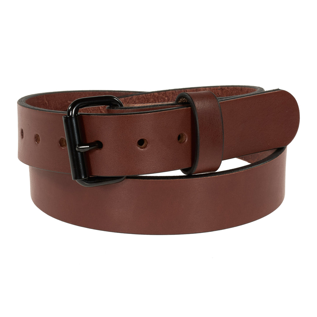 THE OUTFITTER HD SERIES - LEATHER BELT – BLACK – 1.5”