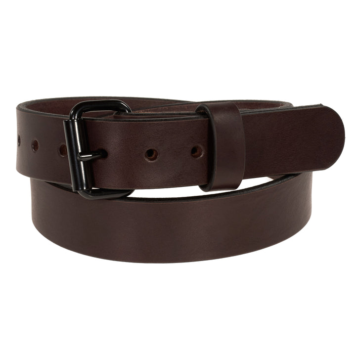 THE OUTFITTER HD SERIES - LEATHER BELT – BLACK – 1.5”