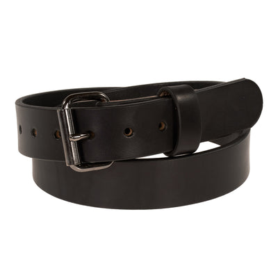 THE OUTFITTER HD SERIES - LEATHER BELT – Matte Nickel – 1.5”