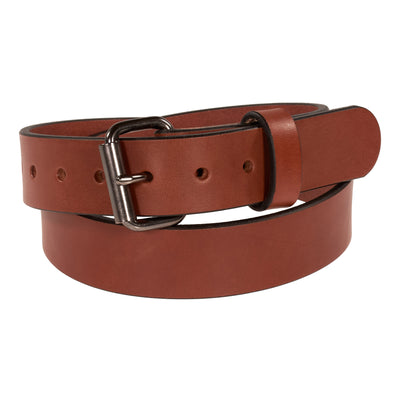 THE OUTFITTER HD SERIES - LEATHER BELT – Matte Nickel – 1.5”