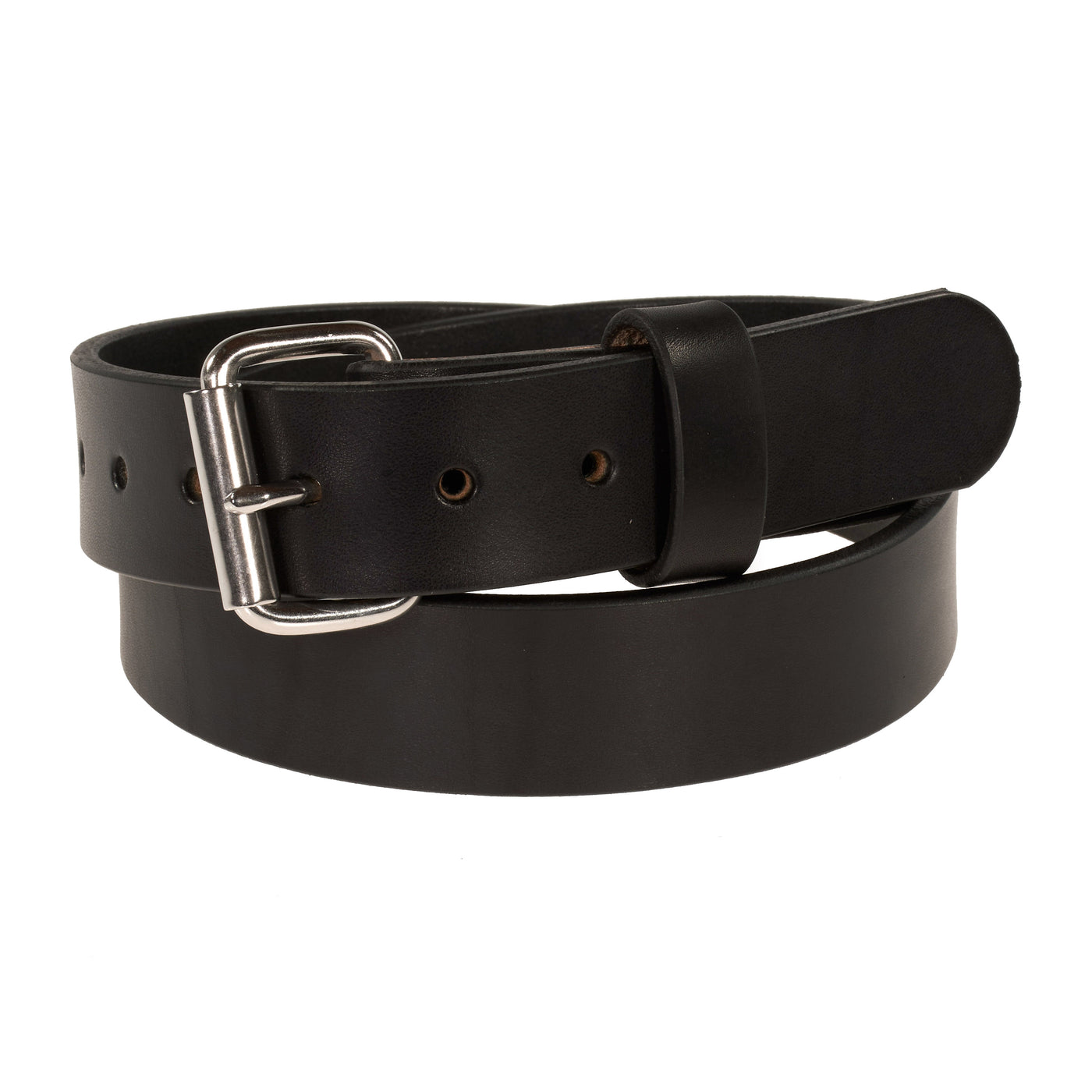 THE OUTFITTER HD SERIES - LEATHER BELT – Stainless Steel – 1.5”