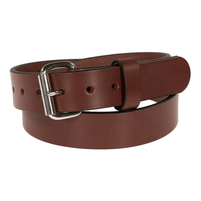 THE OUTFITTER HD SERIES - LEATHER BELT – Stainless Steel – 1.5”