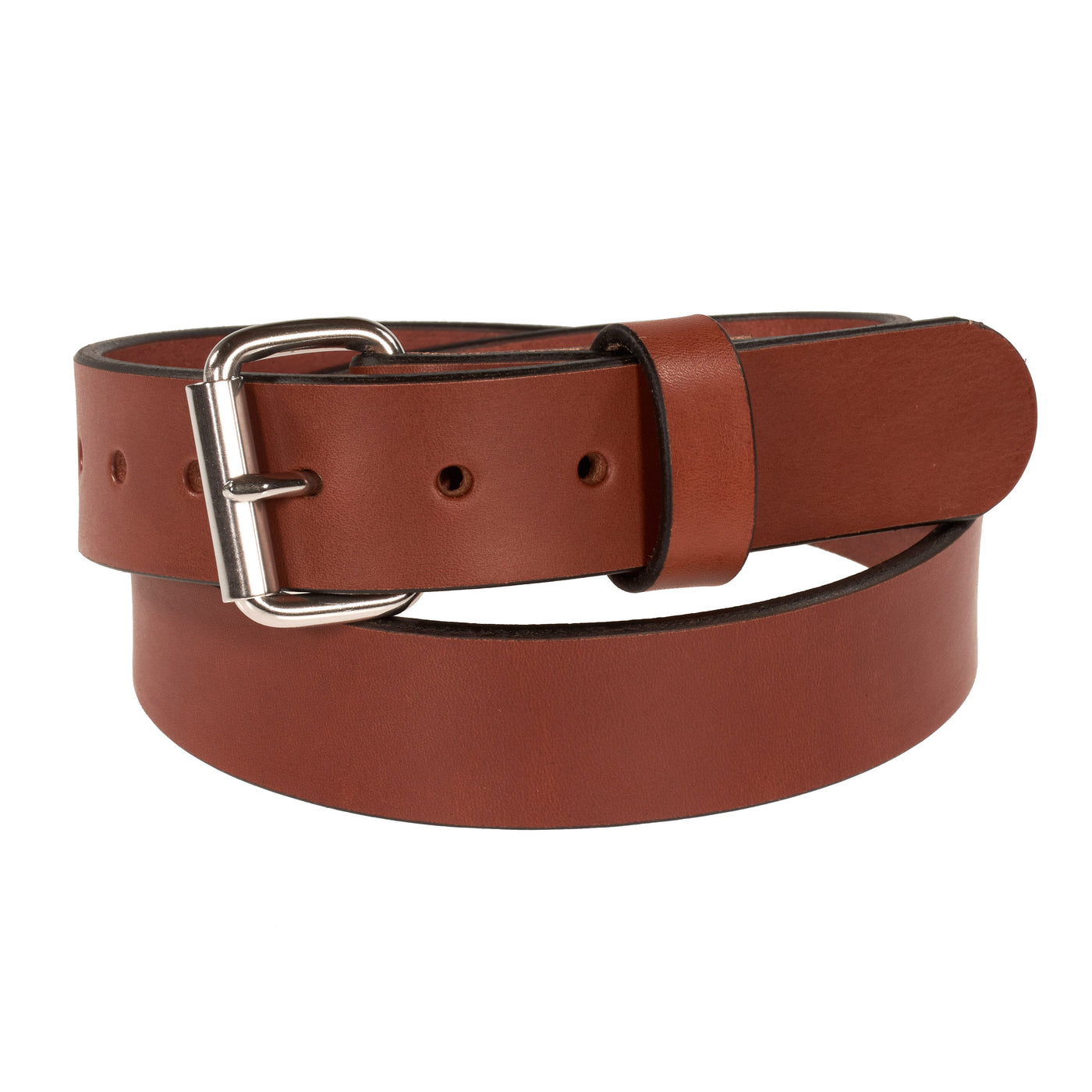 THE OUTFITTER HD SERIES - LEATHER BELT – Stainless Steel – 1.5”