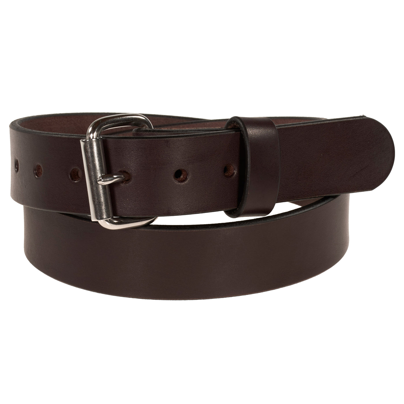 THE OUTFITTER HD SERIES - LEATHER BELT – Stainless Steel – 1.5”