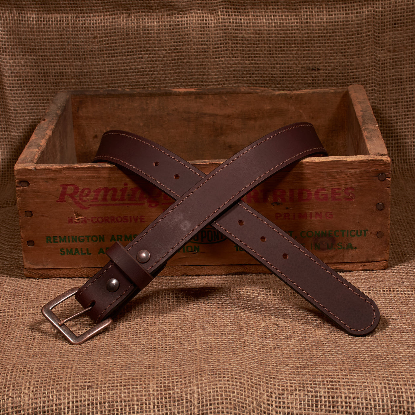 The Classic Series Leather Belt - Antique Copper