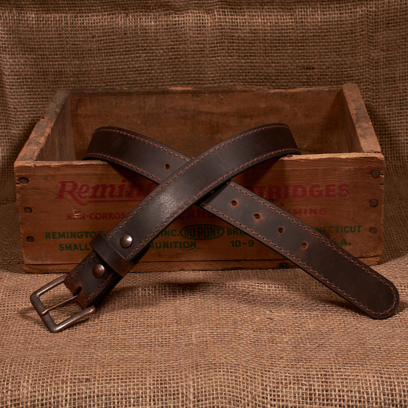 The Classic Series Leather Belt - Antique Copper