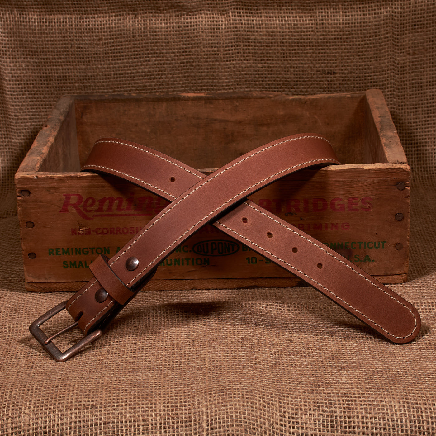 The Classic Series Leather Belt - Antique Copper