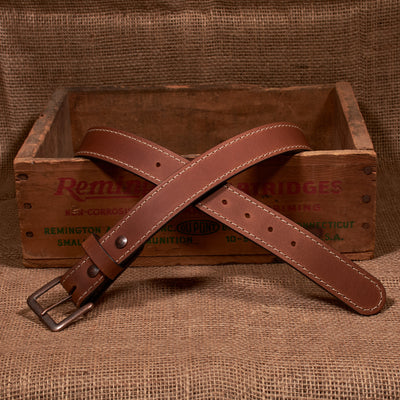 The Classic Series Leather Belt - Antique Copper