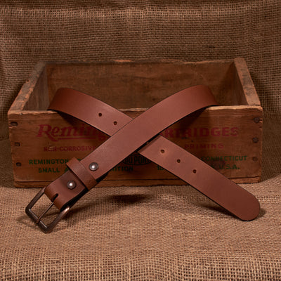 The Classic Series Leather Belt - Antique Copper