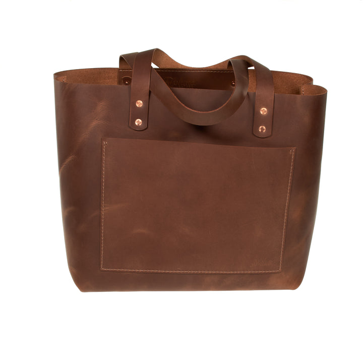 Leather Tote Bag - Large